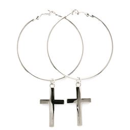 Örhängen - Cross Dangle Silver Earring Örhängen - Cross Dangle Silver Earring
