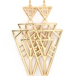Örhängen - Geometric Shape Earring Gold Örhängen - Geometric Shape Earring Gold