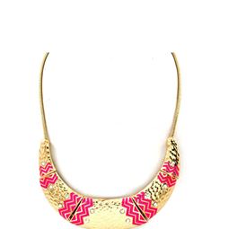 Rea - Flow Gold/Pink Necklace Rea - Flow Gold/Pink Necklace