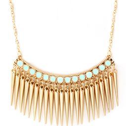 Halsband - Gold Mint Spike Necklace Halsband - Gold Mint Spike Necklace