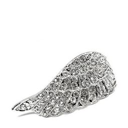 Rea - Glitter Wing Silver Bracelet