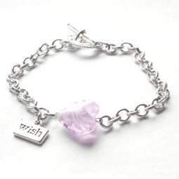 Armband - Armband Rosa Hjärta