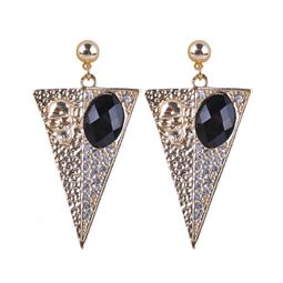 Örhängen - Black Gold Skull Shine Earring Örhängen - Black Gold Skull Shine Earring