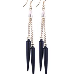 Örhängen - Black Spikes Tassels Earring Örhängen - Black Spikes Tassels Earring