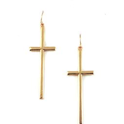 Örhängen - Cross Spot Earring Gold Örhängen - Cross Spot Earring Gold