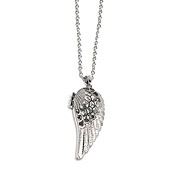 Halsband - Deep Wing Silver Necklace Halsband - Deep Wing Silver Necklace