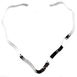 Halsband - Wave Collar Silver Necklace Halsband - Wave Collar Silver Necklace