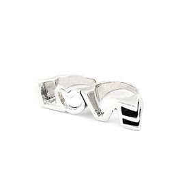 Ringar - Love Double Silver Ring Ringar - Love Double Silver Ring