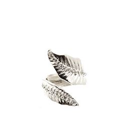 Ringar - Sparkle Leaf Ring Silver Ringar - Sparkle Leaf Ring Silver