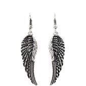 Örhängen - Wing Sharp Black & Silver Örhängen - Wing Sharp Black & Silver